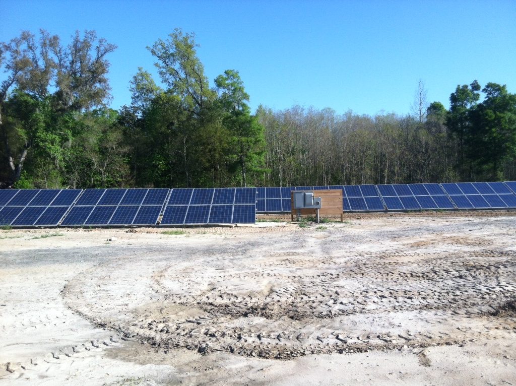 Solar Panels at Consolidated Utilities's Larchmont Treatment Plant